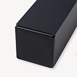 Velufence aluminium paal | zwart