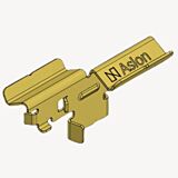 Aslon RVS C vlonderclip aluminum onderligger