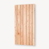 Tuindeur Privacy douglas | geen doorkijk | zwart frame