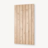 Tuindeur Privacy eiken | geen doorkijk | verzinkt frame