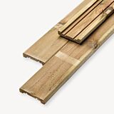 Afdeklat schutting | grenen | plat