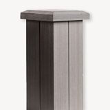 Duofuse composiet afdekkap classic | Stone grey