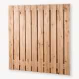 Tuinscherm Garderen | eikenhout