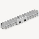 Aslon koppelstuk aluminium onderligger 4x4 cm
