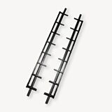Lamellengeleiders voor shutterwand | zwart