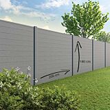 Velufence schutting composiet | Duofuse stone grey