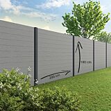 Velufence composiet schutting | Duofuse stone grey