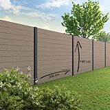 Velufence composiet schutting | Duofuse wengé brown