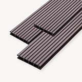 Composiet vlonderplank Duofuse | Ribbel | Wengé brown | 16,2 cm