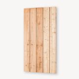Tuindeur Solide douglas breed | geen doorkijk | verzinkt frame