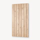 Tuindeur Solide eiken | geen doorkijk | verzinkt frame