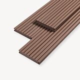 Composiet vlonderplank Duofuse | massief | tropical brown | 14 cm