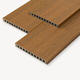 Composiet vlonderplank Fiberdeck | teak brown | 21 cm