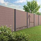 Velufence composiet schutting | Duofuse tropical brown
