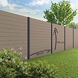 Velufence composiet schutting | Duofuse wengé brown
