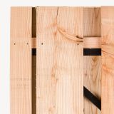 Tuindeur Solide | zwart frame | zonder slot