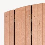 Toogdeur Solide hardhout | geen doorkijk | verzinkt frame
