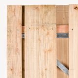 Tuindeur Solide douglas breed | gem. doorkijk | verzinkt frame