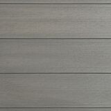 Tuindeur composiet Velufence | light grey | zwart aluminium