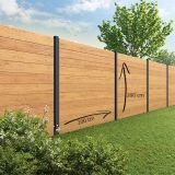 Tuinscherm Velufence | douglas | alu. palen