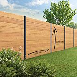 Tuinscherm Velufence | douglas | alu. palen