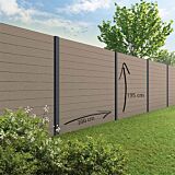 Velufence composiet schutting | Duofuse wengé brown