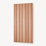 Tuindeur Privacy hardhout | geen doorkijk | zwart frame