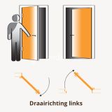 Tuindeur Solide douglas ruw | geen doorkijk | verzinkt frame