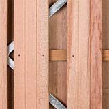Toogdeur Solide | verzinkt frame | met slot linksdraaiend