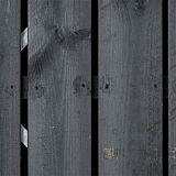 Tuindeur Privacy | verzinkt frame | met slot rechtsdraaiend