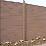 Velufence schutting composiet | Duofuse tropical brown