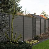 Velufence schutting composiet | Duofuse graphite black