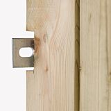 Toogdeur Privacy grenen | geen doorkijk | verzinkt frame