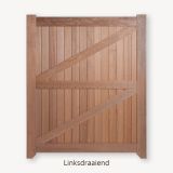 Hardhouten poort | 150 cm