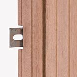 Toogdeur Privacy hardhout | geen doorkijk | verzinkt frame