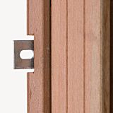 Toogdeur Solide | verzinkt frame | met slot linksdraaiend