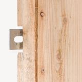 Tuindeur Solide douglas breed | geen doorkijk | verzinkt frame