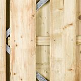 Tuindeur Solide vuren | gem. doorkijk | verzinkt frame