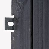 Tuindeur Privacy | verzinkt frame | met slot rechtsdraaiend