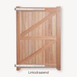 Hardhouten poort | 125 cm