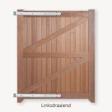 Hardhouten poort | 150 cm