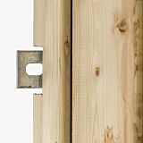 Tuindeur Solide vuren | gem. doorkijk | verzinkt frame