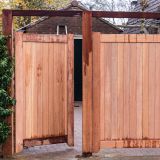 Hardhouten poort | 125 cm