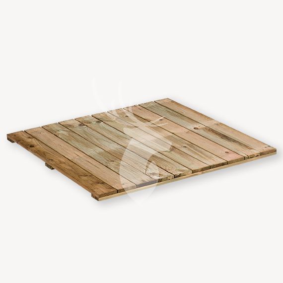 Maak los Wijde selectie Uitgang Houten terrastegel | Vandentop Tuinhout