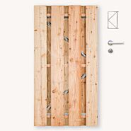 Tuindeur Solide douglas breed | gem. doorkijk | verzinkt frame