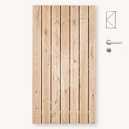 Tuindeur Privacy eiken | geen doorkijk | verzinkt frame