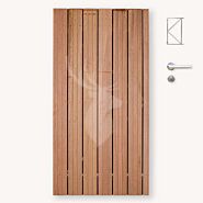 Tuindeur Solide hardhout | geen doorkijk | verzinkt frame
