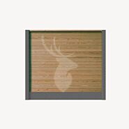 Betowood schutting | groen geïmpregneer douglas | triple profiel