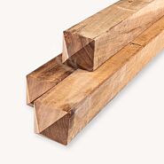 Hardhouten paal | 11,5x11,5 cm | diamantkop