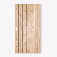 Tuindeur Privacy eiken | geen doorkijk | verzinkt frame